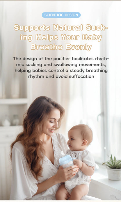 150/240/330ml, Baby Bottle With Handle Anti-bloating＆Anti-drop, Clear Scale Milk Bottle Feeding Baby Bottles, BPA-FREE PP15