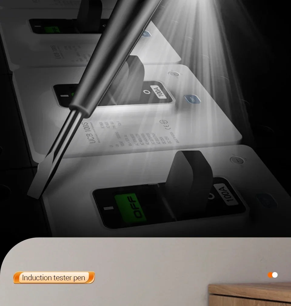 Multifunction Voltage Tester, Pen Detector, Induction AC 24V-250V Voltmeter, NCV Wire Line breakpoint electrician Tools, ANENG B15