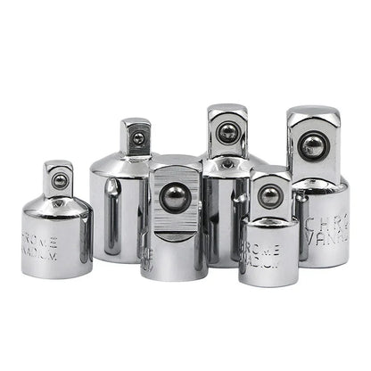 Socket Adapter Ratchet Wrench Adapter 1/2 Large Flywheel 3/8 Medium Flywheel 1/4 Small Flywheel CR-V Chrome Vanadium Steel Set