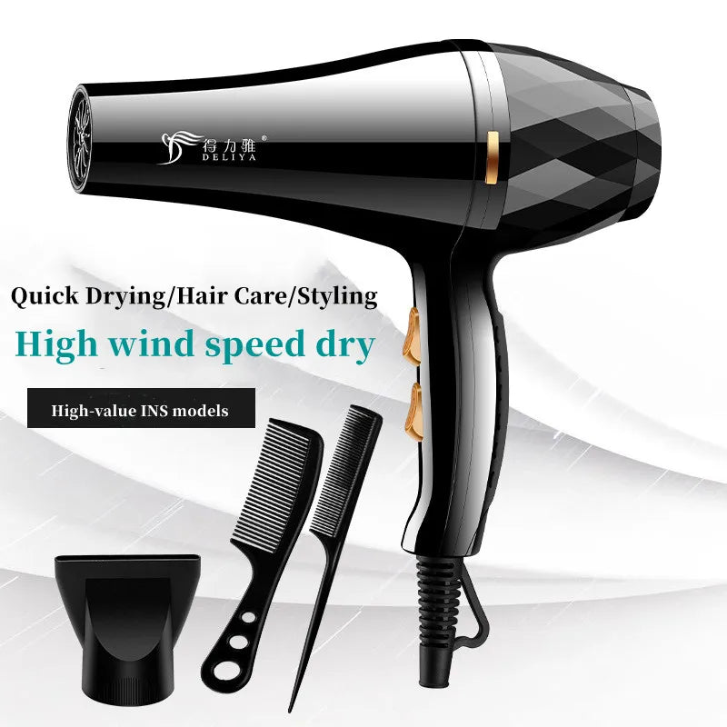 New Generation High-Speed Hair Dryer 2400W High-Power Blue Light Negative Ion Ultra Silent Recommended For Home Hair Salons