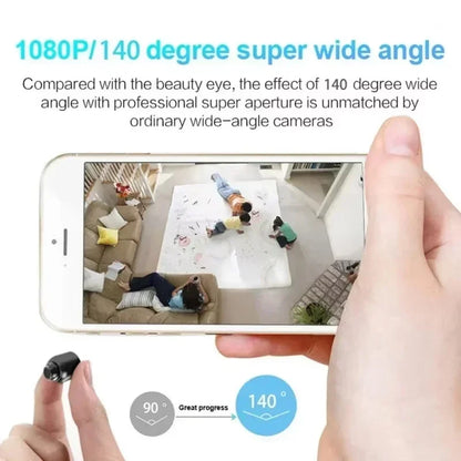 1080P Mini Camera Wireless Surveillance Security Video Night Vision Motion Detection Camcorder Monitor for Smart Home Security