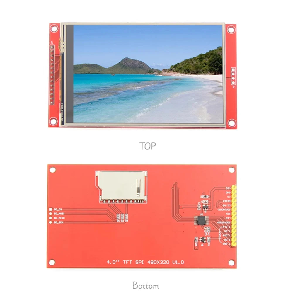 2.2 /2.4/2.8/3.2/3.5/4.0 Inch SPI TFT LCD Touch Panel Serial Port Module,  ILI9341  240x320 Serial LED Display