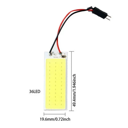 4Pcs, Car Interior Accessories, 18/24/48 SMD T10 4W 12V COB, Car Interior Panel LED Lights Lamp Bulb, Car Dome Light Car Panel