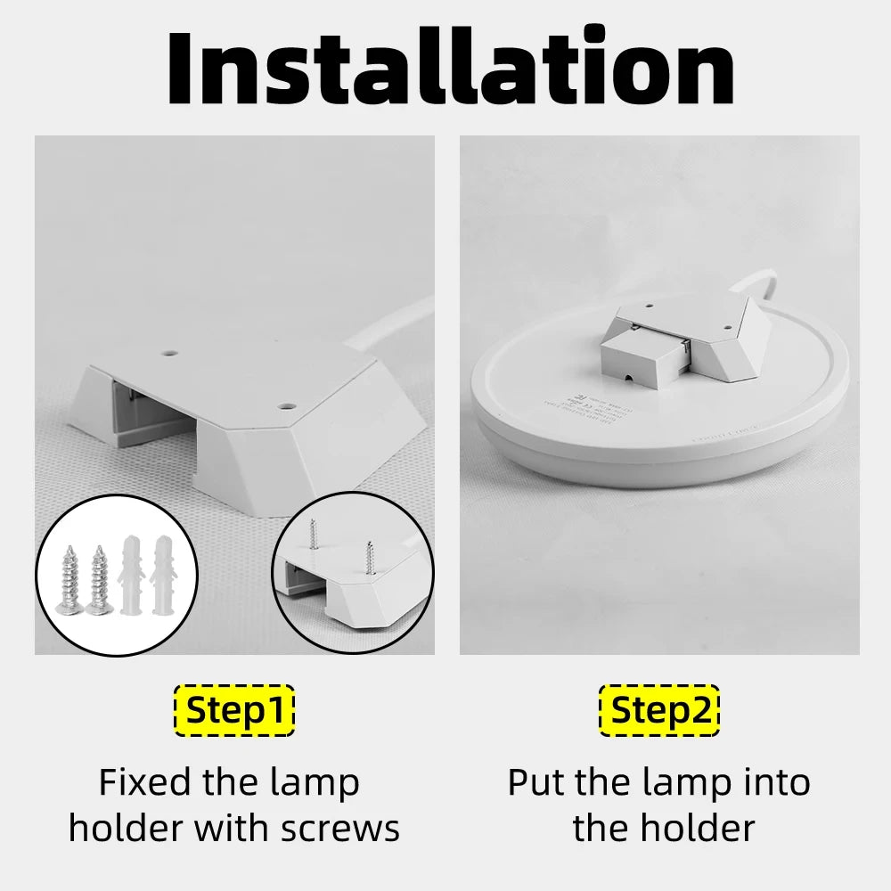 Motion Sensor PIR LED Ceiling Lamp 110V 220V Corridor Bedroom Toilet Light Human Body Induction