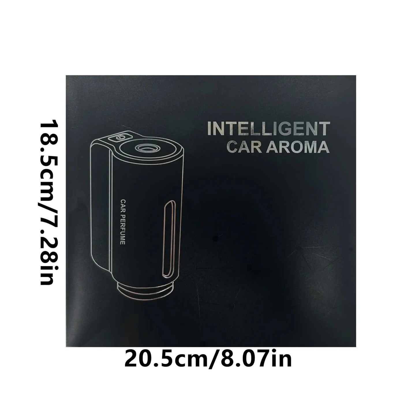 Car air freshener, three-intensity adjustable, car aroma diffuser, portable freshener perfume fragrance