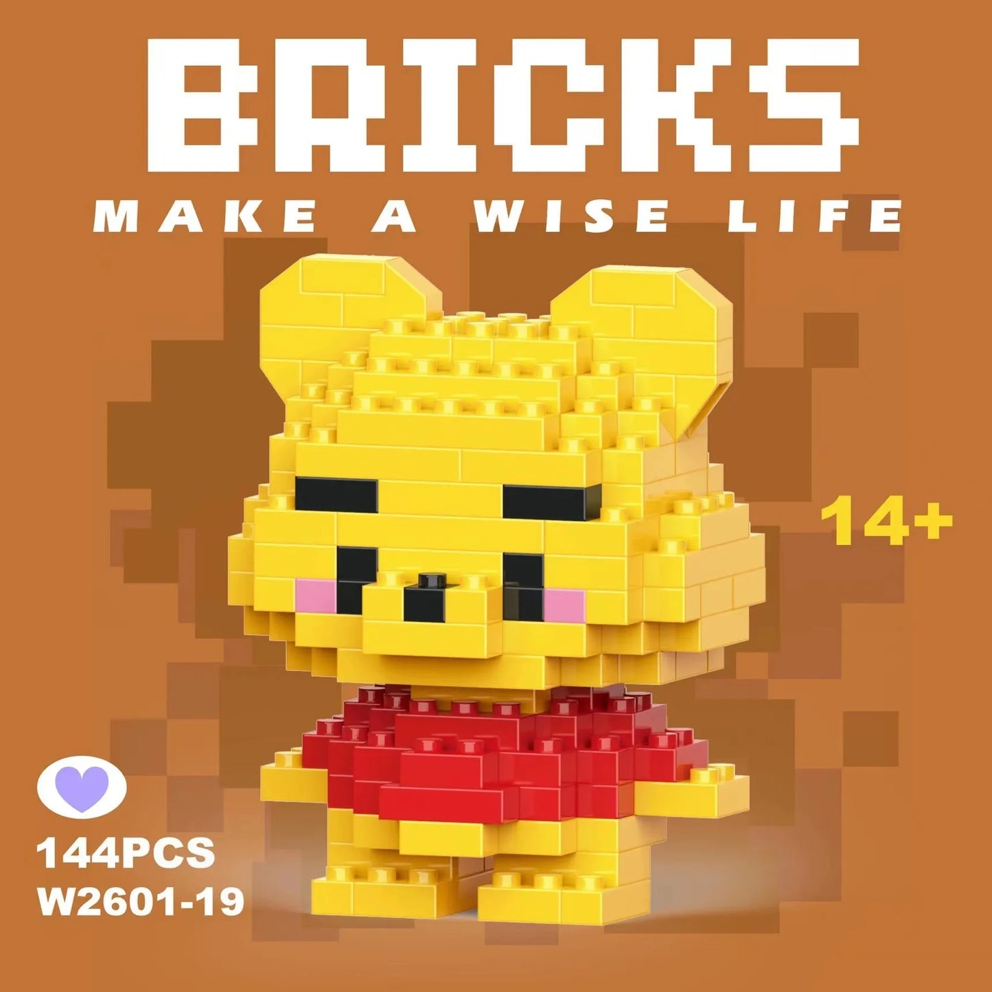 building block toys are luxurious models, suitable educational DIY games, cartoon anime games, building block lovers' desktop
