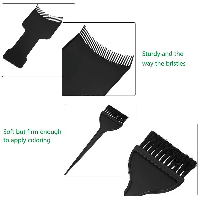 Professional Salon Hair Highlight Dyeing Board Plate Coloring Brush Comb Barber Hairdresser Styling Design Hair Styling Tools
