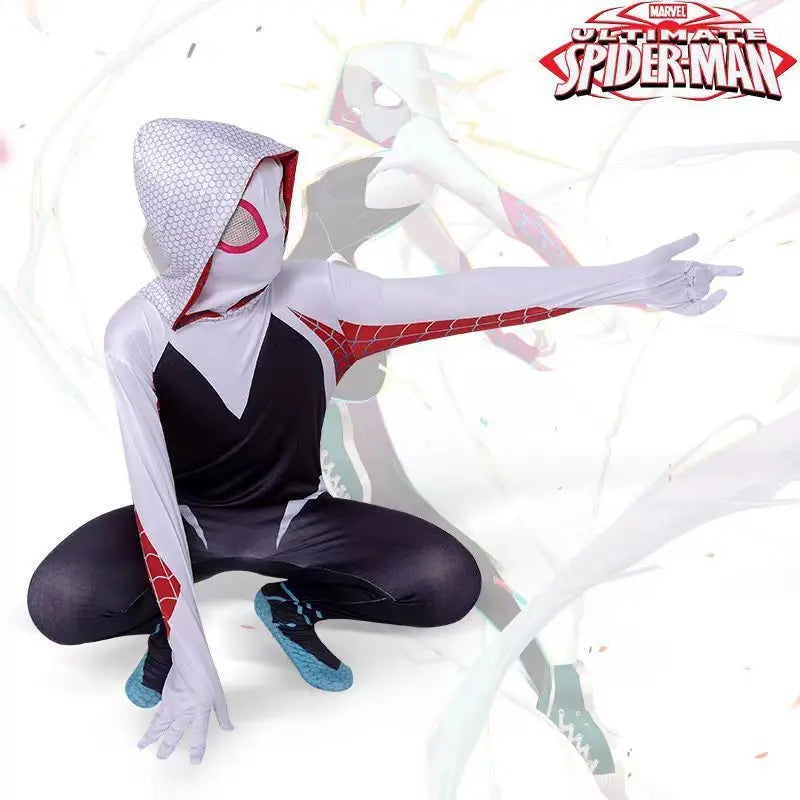Disfraz de Cosplay de Spider-Man, Traje de Spandex de Cuerpo Completo, Mono de Licra para Adulto, Disfraz de Halloween, Carnaval, Fiesta, Ropa