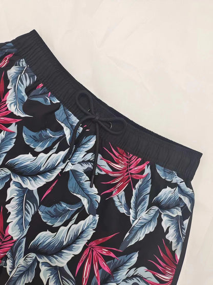 Summer men's hot selling beach pants, casual vacation printed men's pants, comfortable and breathable street clothing