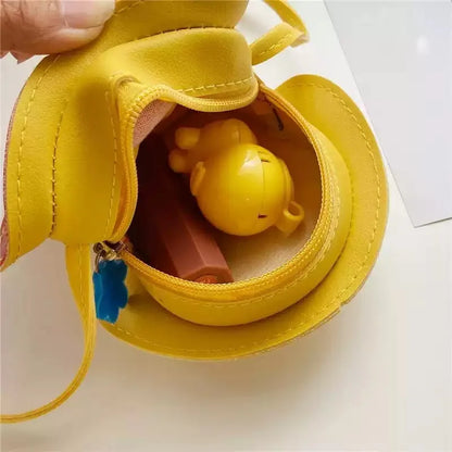 Bolso de hombro cruzado para niños con diseño de hongo, cartera para niños, estilo coreano, bolso de mano informal, de 1 a 8 unidades