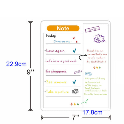 Magnetic Calendar For Fridge Monthly Weekly Planner Calendar Table Dry Erase Whiteboard Fridge Sticker Message Board Menu
