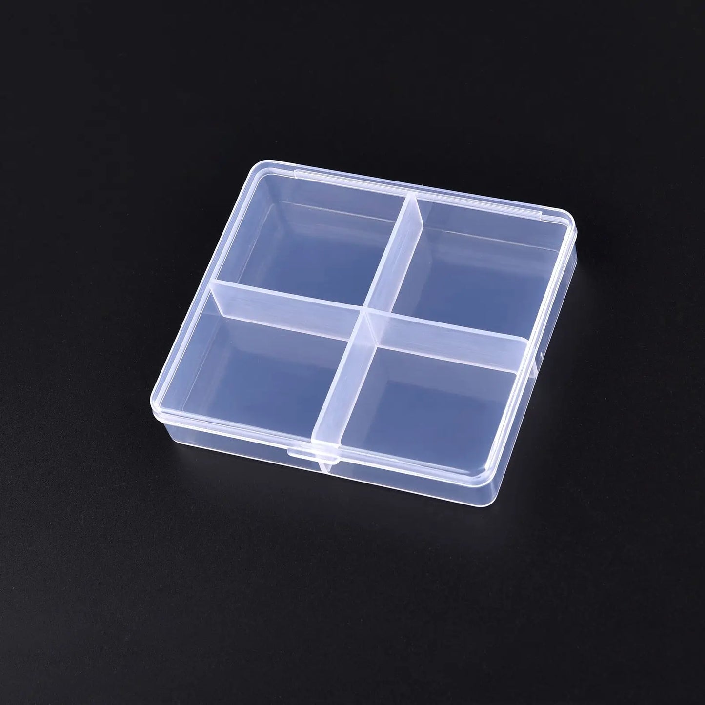 Plastic Transparent Storage Box Jewelry Beads Container Jewelry Tools Accessories Box Small Items Sundries Organizer Case