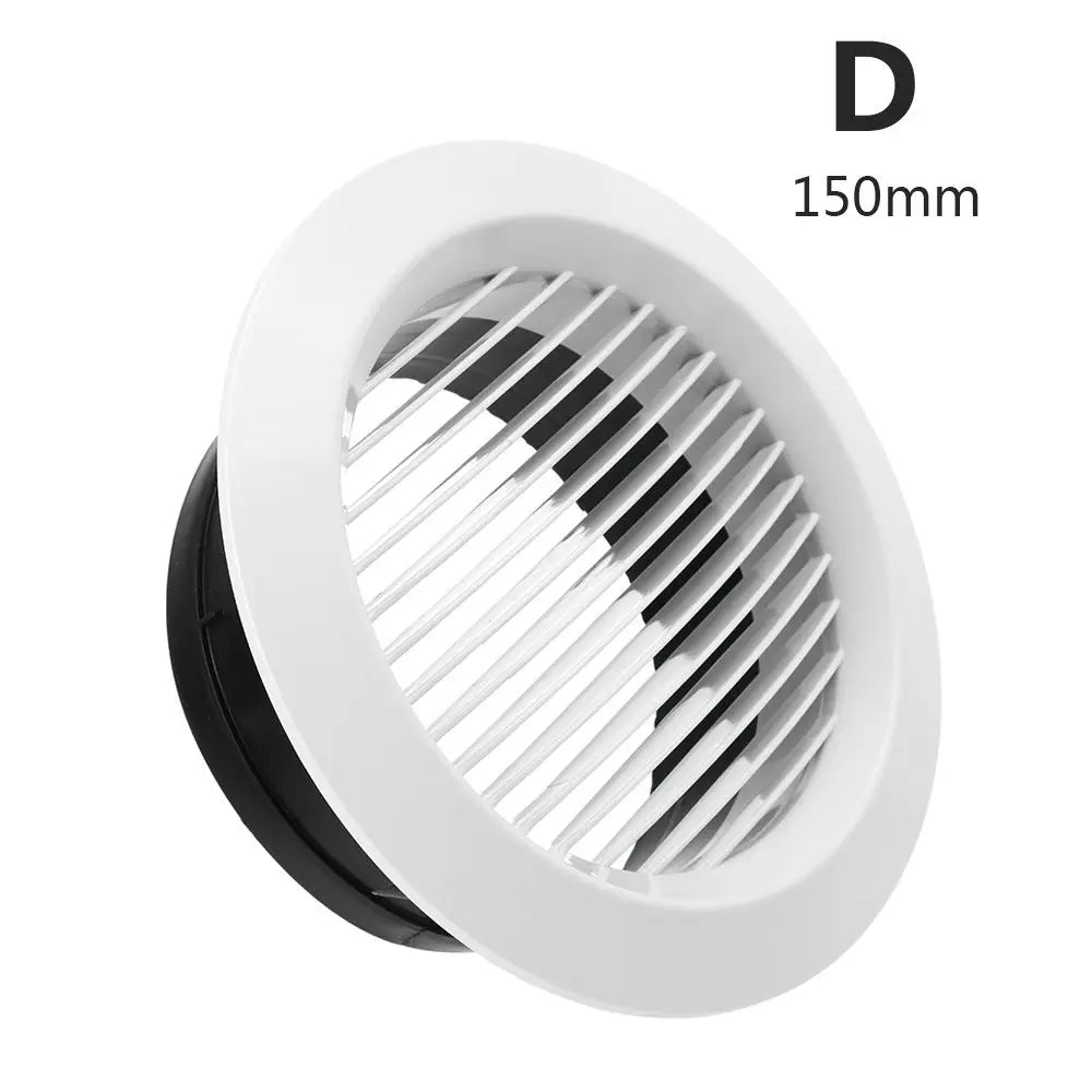 Various Shapes 100/150mm Round Ducting Ventilation Cover Air Vent Extract Valve Grille Air Circulation Vents Cover
