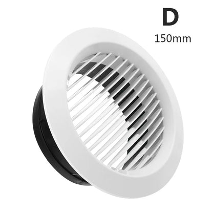 Various Shapes 100/150mm Round Ducting Ventilation Cover Air Vent Extract Valve Grille Air Circulation Vents Cover