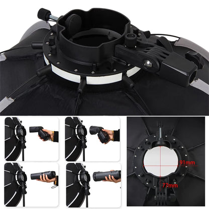 Softbox, Octagon Umbrella Light Box For Godox AD200 V1 Speedlite Flash Light, Photography Photo Studio, Triopo