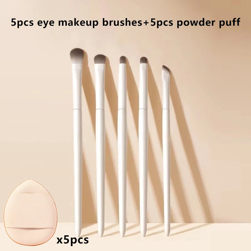 5/6/8/10pcs Makeup Brushes Set Professional Soft Eye Makeup Brushes Contouring Eyeshadow Eyeliner Eye Detail Brush Makeup Tools