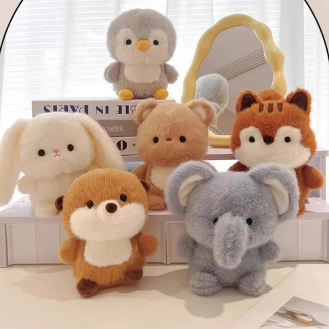 15cm Cute Animal Plush Toy Children's Tabletop Doll Ornaments Companion Doll Birthday Christmas Gifts Soft Sleeping Companion Kawaii