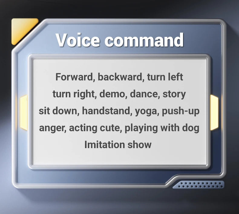Funny RC Robot Electronic Dog Stunt Dog Voice Command Programmable Touch-sense Music Song Robot Dog for Boy Girls Children Toys