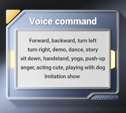 Funny RC Robot Electronic Dog Stunt Dog Voice Command Programmable Touch-sense Music Song Robot Dog for Boy Girls Children Toys