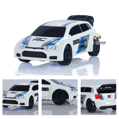 New RC Drift Car, Upgraded Gyro 1/43 Racing RTR 4WD Four-wheel Drive High Speed Radio Control Model 2.4g, Drift Race Car Mini Gift