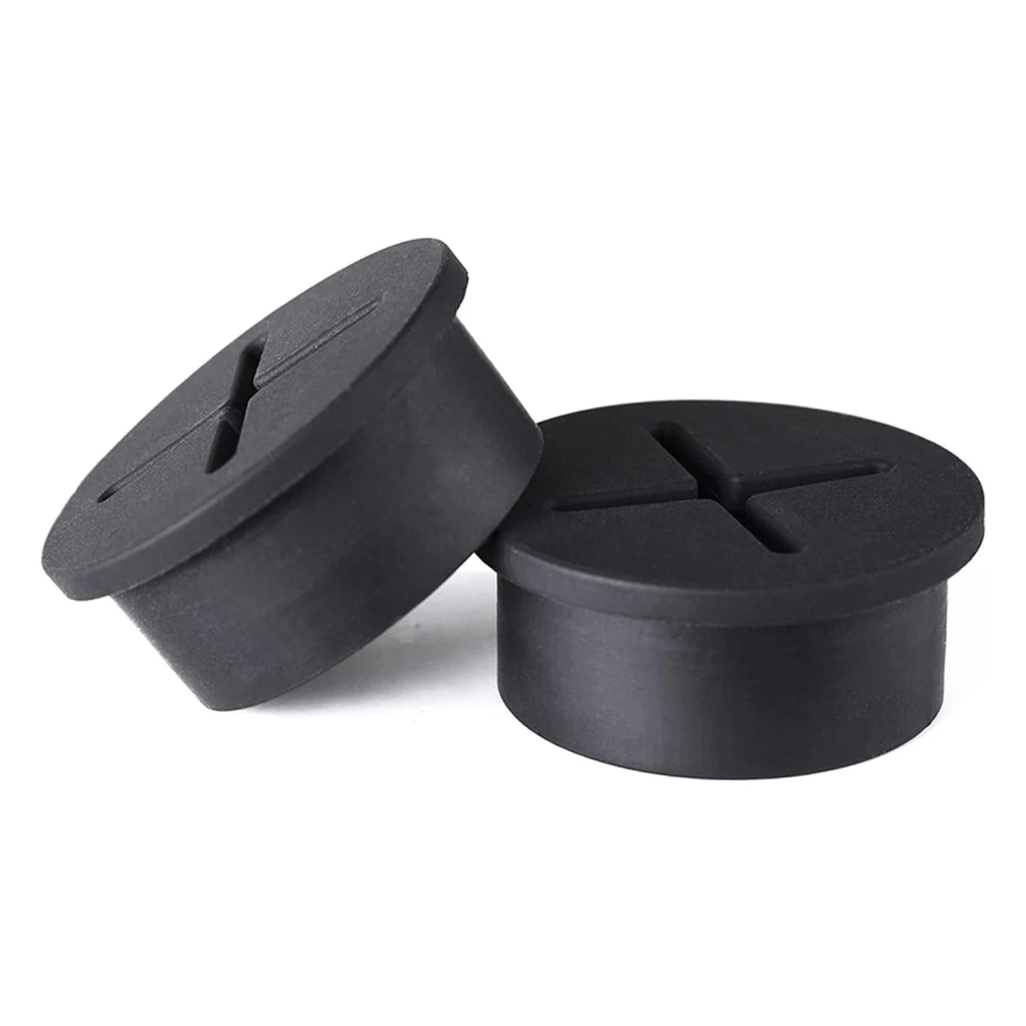 Desk Cord Grommet, Flexible Silicone Cable Hole Cover, Wire Organizer, Cable Pass Through, Round Gasket White