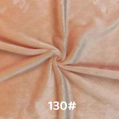 5mm Pile Length Soft Minky Fabric Sewing For Cotton Doll Hair Thicken Encryption Fabric Plush Single Sided Stuffed Animals Toys