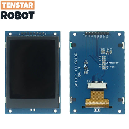TENSTAR ROBO 2.4 / 2.8 / 3.5 Inch 240x320 320x480 SPI TFT Serial Port Module 5V/3.3V PCB Adapter, ST7789V/ST7796S LCD Display