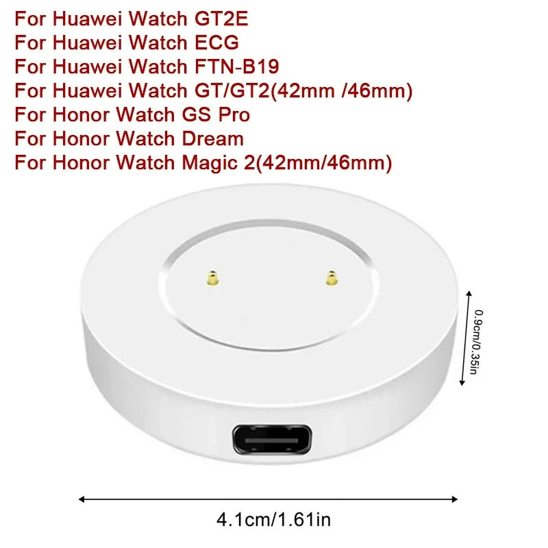 Base de carga magnética para Huawei Watch 3, 3 Pro, ECG, GT2, GT3 Pro y Honor Watch Dream, Magic 2