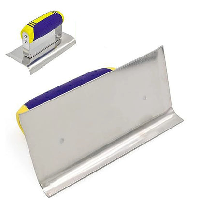 Stainless Steel Corner Trowels, corner tool, Plastering Trowel, Concrete Trowel, Drywall Tool, Rubber Handle Corner Shaping Trowel