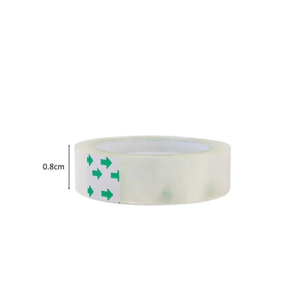 10/5/1 Rolls, Premium Transparent Tape, 0.8cm 1.2cm 1.8cm, Multifuntion High-viscosity Adhesive Tape for Gift Wrapping Packing
