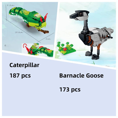Ladybug Insects Building Blocks Toys Set - Long-Lasting Play for Kids, Great Collectible Models Dragonfly Mantis Housefly & More
