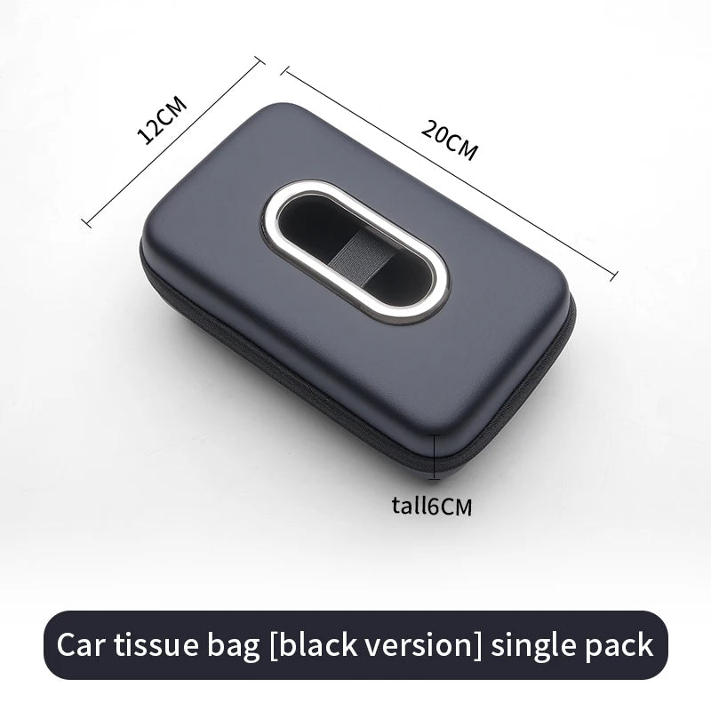 Car sun visor tissue box, seat back car mounted tissue box, car mounted armrest box, high-end storage decoration sanitary paper box