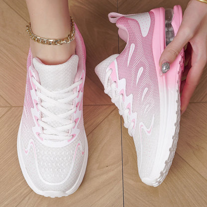 Sneaker Women's Walking Shoes Women's Fashion Air Cushion Mesh Breathable Tennis Sport Shoes
