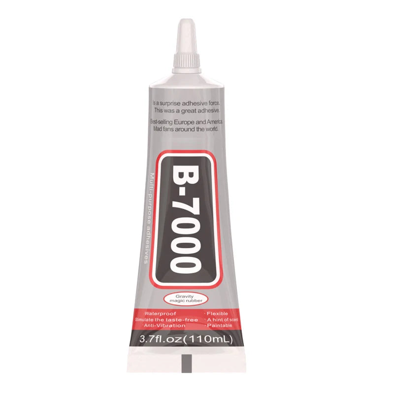 15/50/110ml B-7000 Glue Safety Materials, Epoxy Resin Repair, Cell Phone Touch Screen Jewelry Craft Liquid Adhesive, T-7000