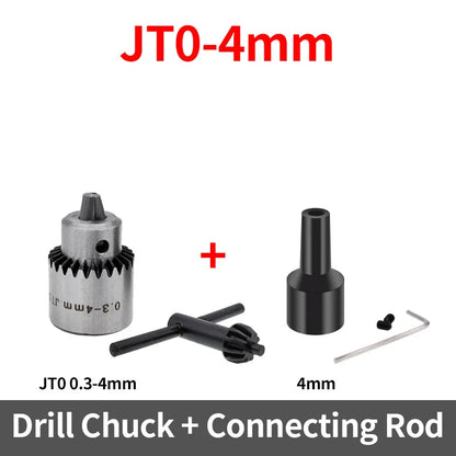 1PCS JT0 B10 B12 0.6-6mm 0.3-4mm 1.5-10mm Drill Chuck Adaptor Connecting Rod Shaft Sleeve Steel Copper Coupling 4/5/6/8/10/12mm