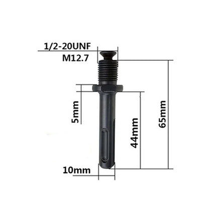 1.5-13mm Converter 1/2 20UNF Key Drill Chuck Thread Quick Change Adapter SDS 1/4 Impact Driver Wrench Bit Connecting Rod Hex