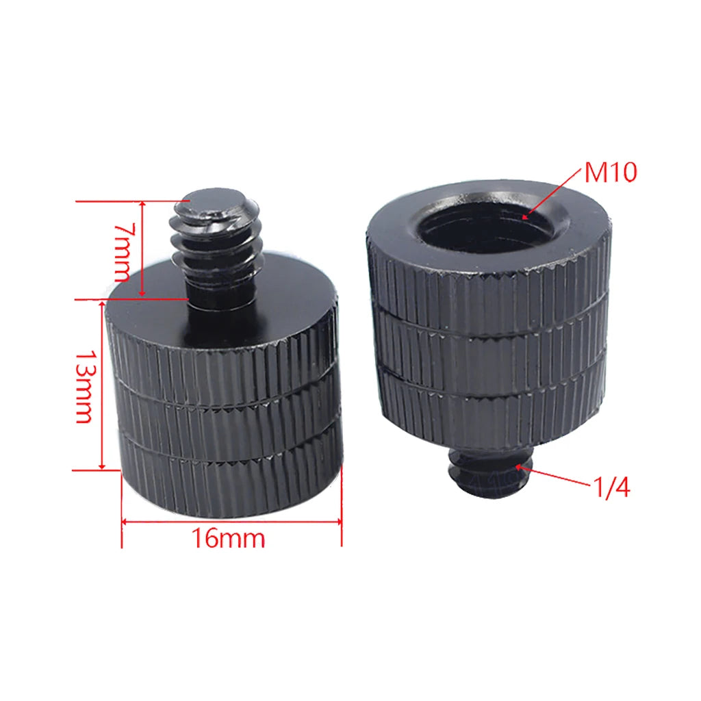 1x 1/4 Inch Thread Hole Female to Female 3/8 M4 M5 M6 M8 Mount Adapter Screw Nut DSLR Cameras Tripod Rig Flash Light Accessories
