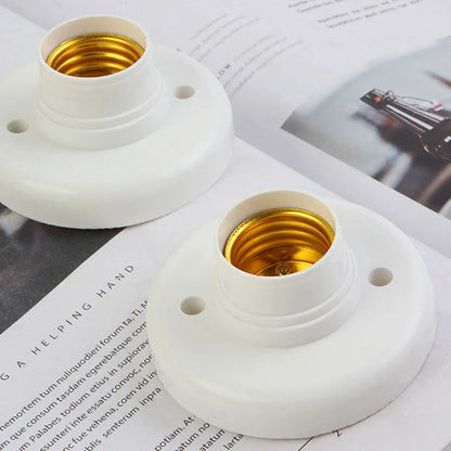 220V E27 Screw Cap Socket Ceiling Light Fixing Base Adapter Light Bulb Holder Energy Save Desk Lamp Holder Lighting Accessories
