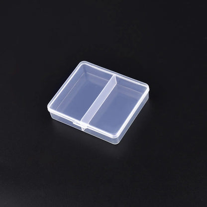 Plastic Transparent Storage Box Jewelry Beads Container Jewelry Tools Accessories Box Small Items Sundries Organizer Case