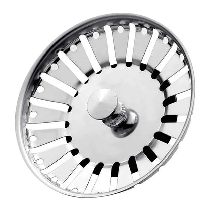 Kitchen 84mm Sink Strainer Replacement Plug Stainless Steel Drain Waste Stopper Sealing Umbrella For Drain Device Cover Plug