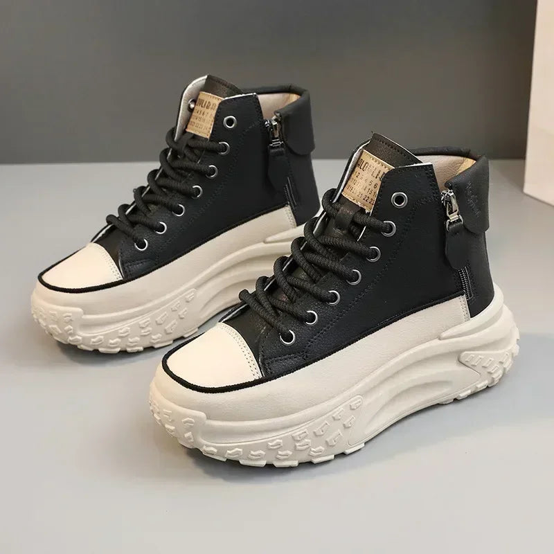 Women's Sneakers, Luxury Fashion Womens Boots, High-top Platform Casual Shoes, New Female Outdoor Running Shoes, Winter Women Shoes