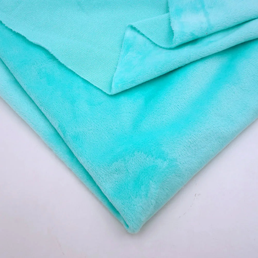 Tela Minky de 160 cm/63 pulgadas de ancho, tela de felpa súper suave para muñecas y franela suave para juguetes de bricolaje, se vende por metros