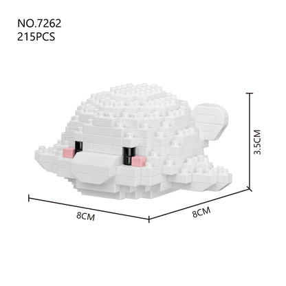 Sea World Series Mini Marine Organism Building Blocks, DIY Toys, Micro Bricks, Animals Toys, Educational Sets Gift Items