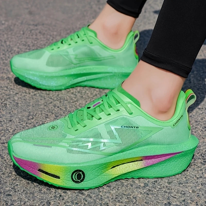 Men's Fashionable Casual Comfortable Sports Running Shoes - Breathable Fabric Upper, Non-Slip, Wear-Resistant, Shock-Absorbing Sole, Round-Toe Lace-Up Casual Running Shoes, Suitable for All Seasons