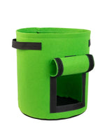 1Pc, Felt Potato Planting Bag, Large Diameter Vegetable Plant Seedling Bag, Non-Woven Felt Potato Growing Bucket