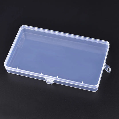 Plastic Transparent Storage Box Jewelry Beads Container Jewelry Tools Accessories Box Small Items Sundries Organizer Case