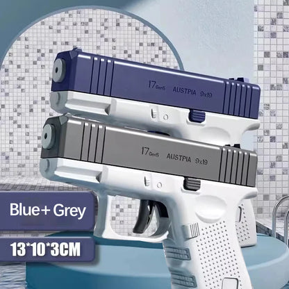 Summer Water Gun, Non-Electric, High-Pressure, Fully Automatic Shooting, Water Beach Toy Gun for Kids, Children, Boys, Girls
