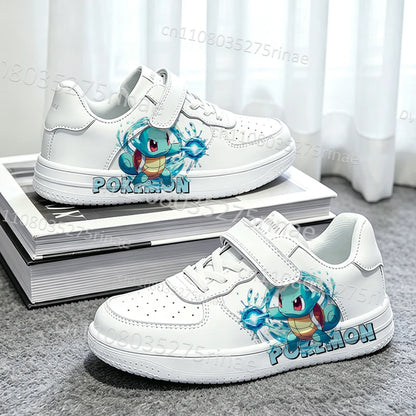 Boys Girls Pokemon Kids Parent Child Shoes Woman Simple Cute Cartoon Print Popular Sports Shoes Zapatos Kids Gift for Him