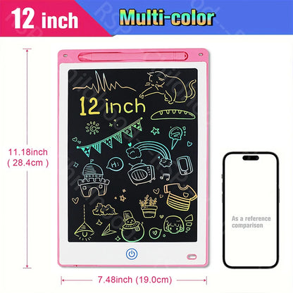 12 inch Tablets Electronic Handwriting Pad Writing Board Drawing Tablet LCD Screen Writing Tablet Digital Graphic Toys for child
