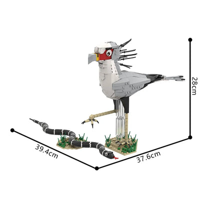 MOC Raven Model Building Blocks Sets Clever Raven Black Bird 3D Home Ornament Brick STEM Toy Adult Valentine's Day Gift